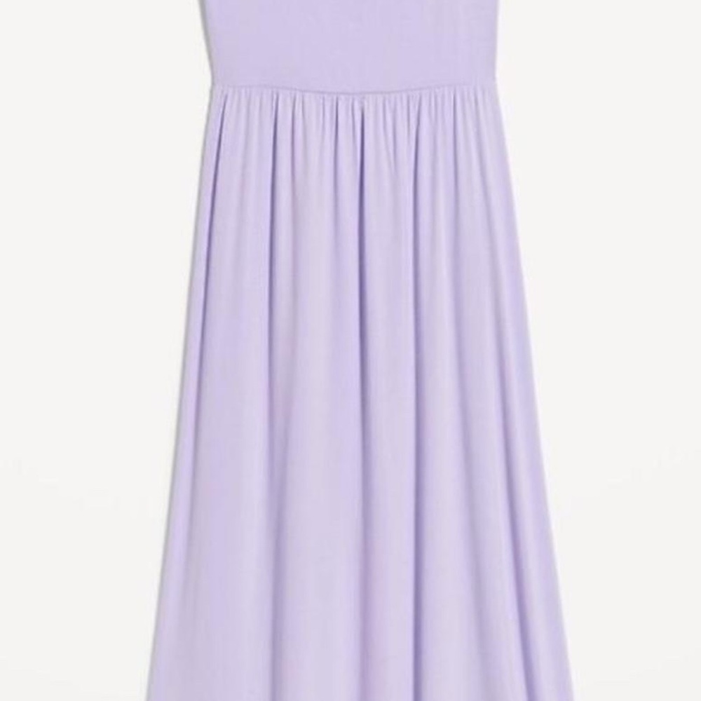 Lavender Cotton Maxi Dress 1X